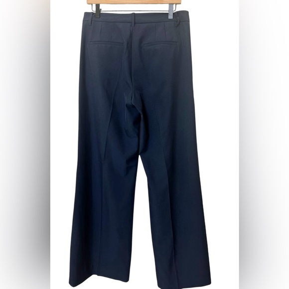 NWT Banana Republic Factory Sculpted Wide Leg Trouser in Preppy Navy, Size 8 - Picture 9 of 12
